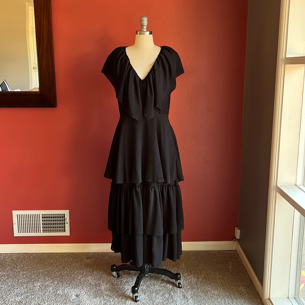 Rejina Pyo black tiered dress